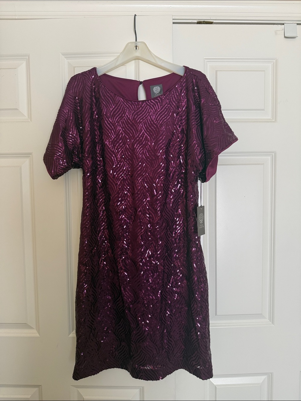 Vince Camuto sequin sheath dress brand new